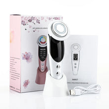 Load image into Gallery viewer, 7 in 1 Facial Massager Mesotherapy Radiofrequency For Face Apparatus Radio Frequency EMS Skin Tightening Lifting Device LED Care