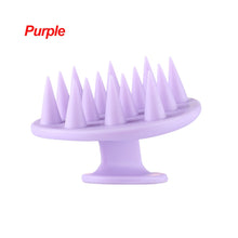 Load image into Gallery viewer, Silicone shampoo scalp hair massager shampoo massage comb bath massage brush scalp massager hair shower brush comb care tool