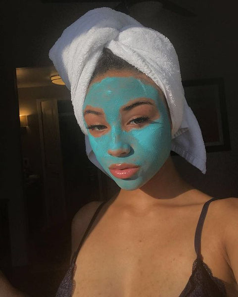 Skin care self care routine