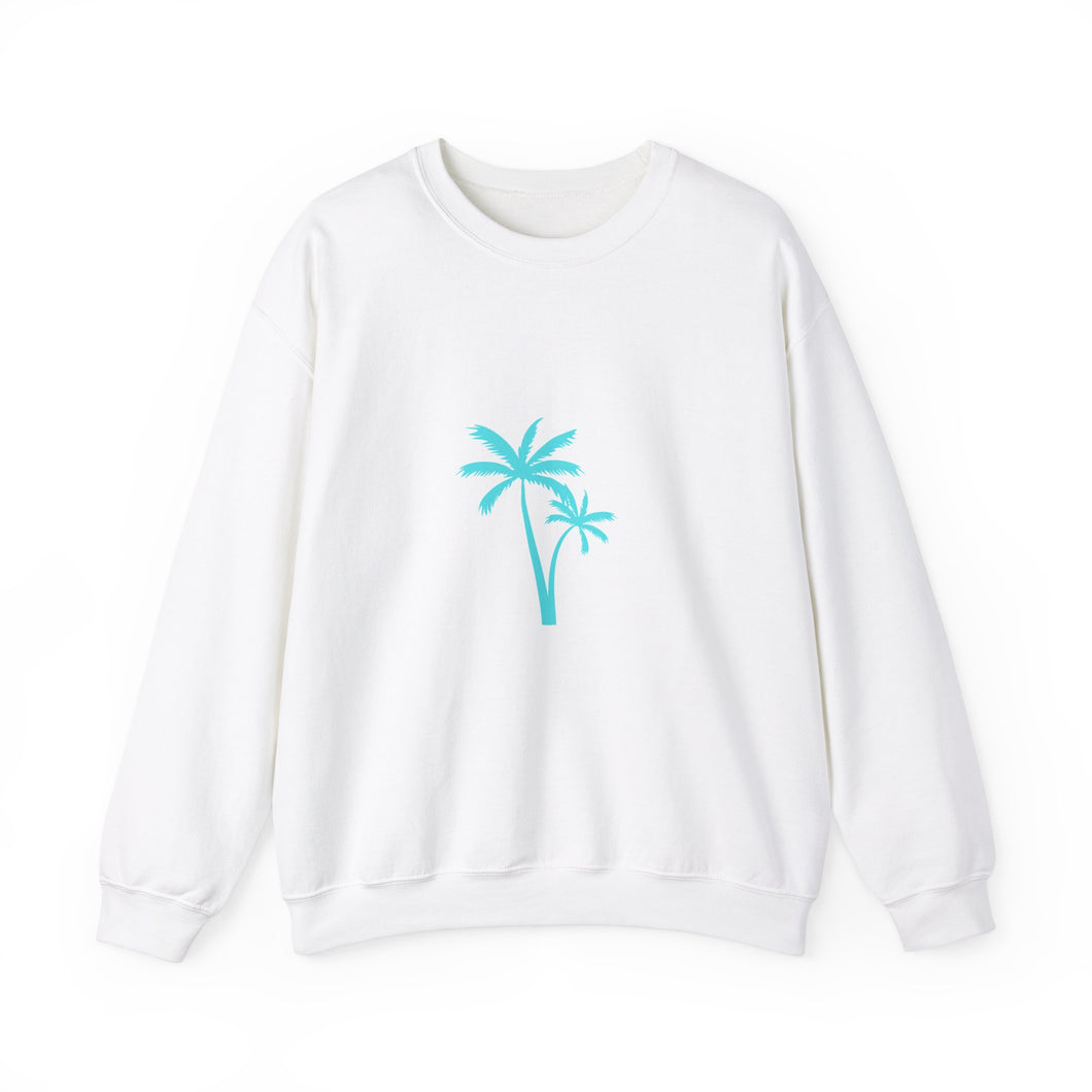 Women's Cozy beach bum Print Sweatshirt - Crew Neck, Casual Fit for Fall