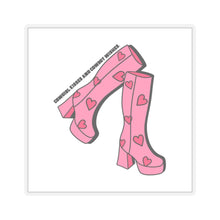 Load image into Gallery viewer, Valentines Day Cowgirl Cowboy Kiss-Cut Stickers
