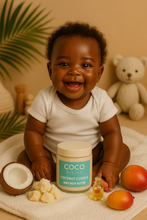Load image into Gallery viewer, Coconut Cuddle™ Baby Body Butter – Fragrance-Free Moisturizer for Sensitive Newborn &amp; Toddler Skin (Shea, Mango &amp; Coconut Oil)
