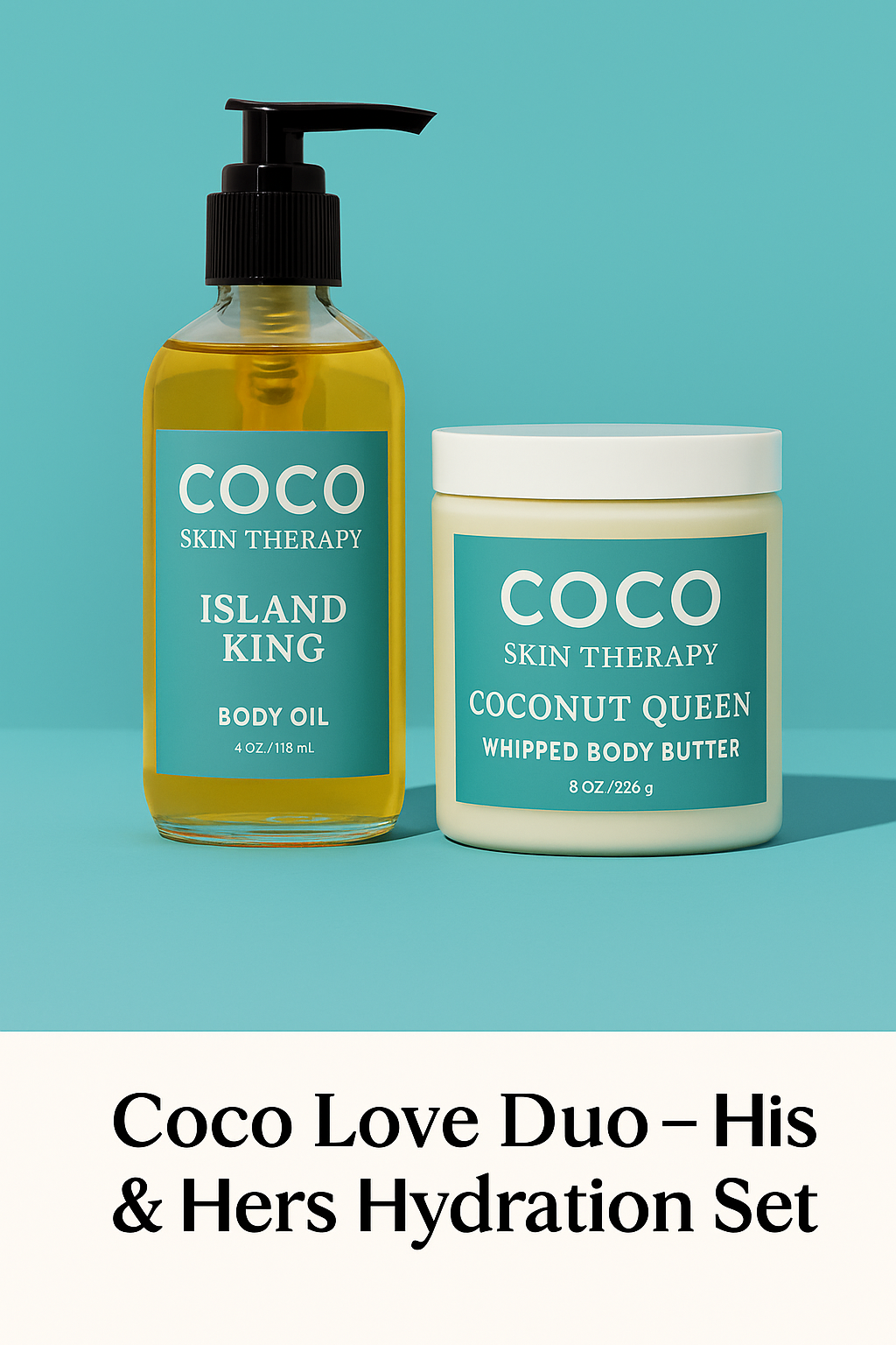 Coco Love Duo – His & Hers Hydration Set