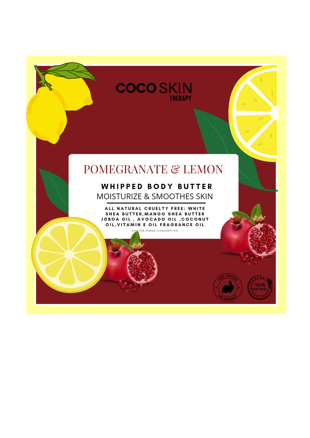 Pomegranate & lemon
