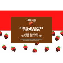 Load image into Gallery viewer, Chocolate covered  strawberries Whipped body butter
