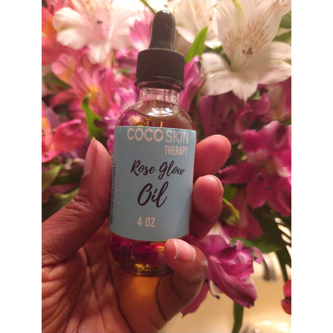 2oz Rose Infused Oil: Private Label | Wholesale | Rose Face Oil | Homemade Skincare | Natural oils | Essential Oils