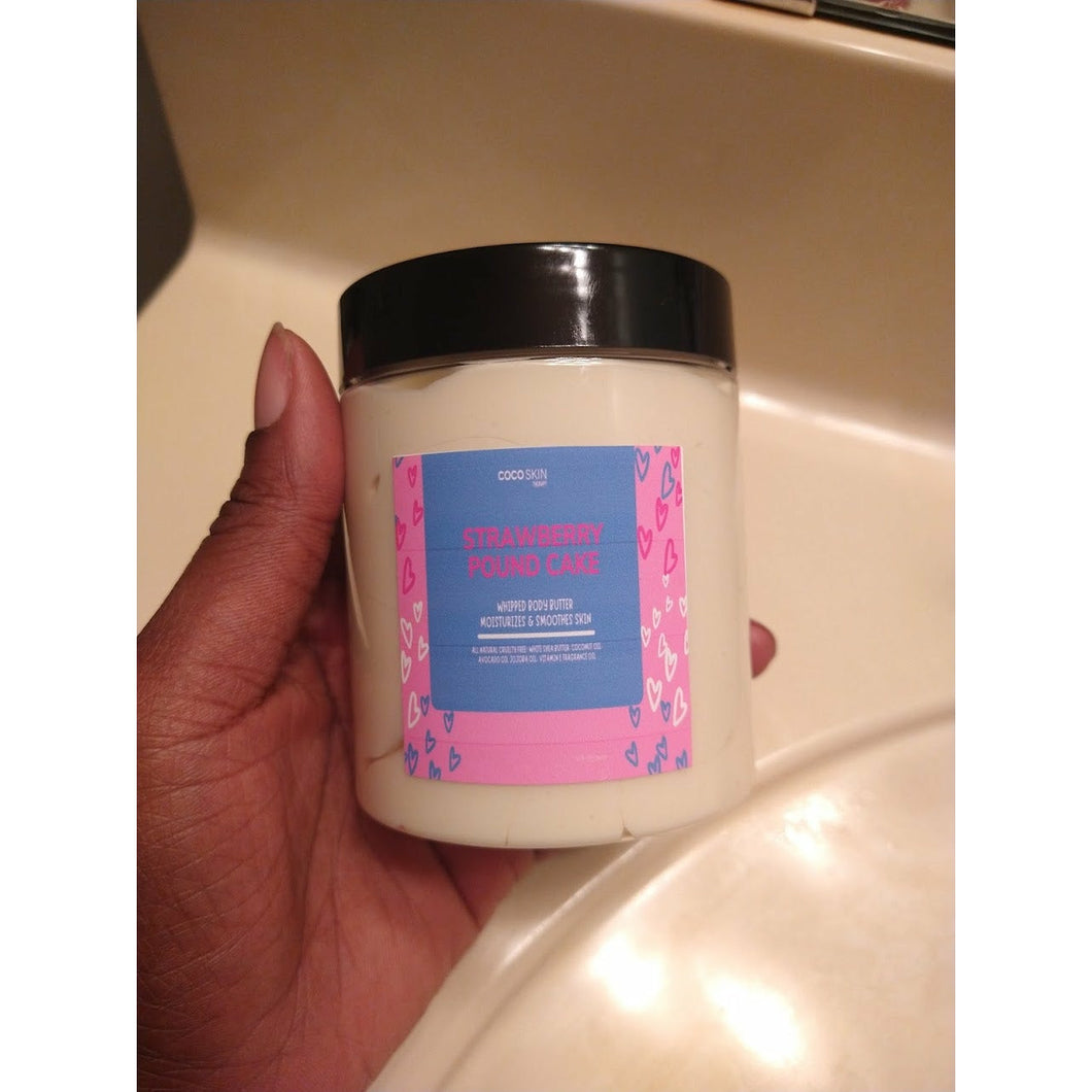 Strawberry Pound Cake Whipped body butter
